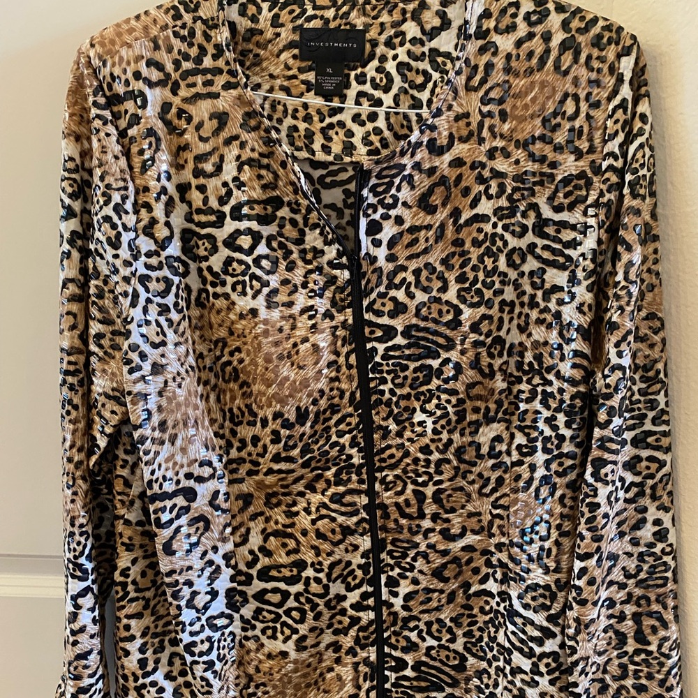 Investments Leopard Print Jacket